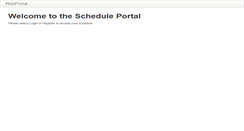 Desktop Screenshot of myscheduleportal.com
